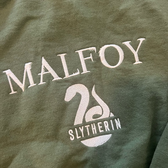 Embroidered Slytherin Crewneck - Picture 3 of 3